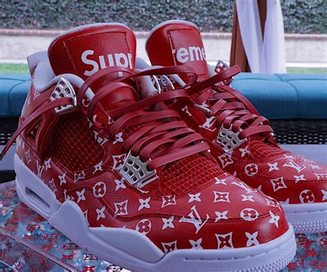 air jordan 4 louis vuitton x supreme|Louis Vuitton jordan 1s.